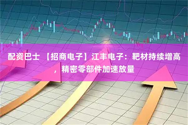 配资巴士 【招商电子】江丰电子：靶材持续增高，精密零部件加速放量